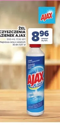 Żel do czyszczenia łazienek Ajax promocja w Stokrotka