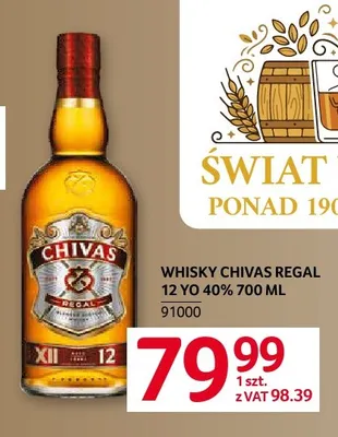 Whisky Chivas Regal 12 YO promocja w Selgros