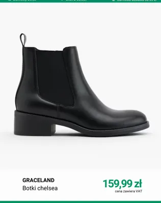 Botki chelsea Graceland promocja w Deichmann