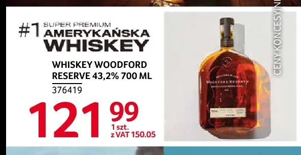 Whiskey Woodford Reserve promocja w Selgros