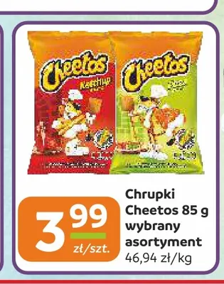 Chrupki Cheetos promocja w Społem Częstochowa