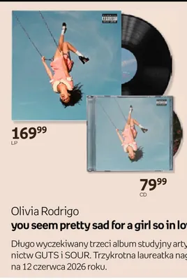 Płyta CD Olivia Rodrigo - you seem pretty sad for a girl so in love CD promocja w Empik