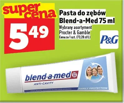 Pasta do zębów Blend-a-Med 75 ml promocja w TOPAZ