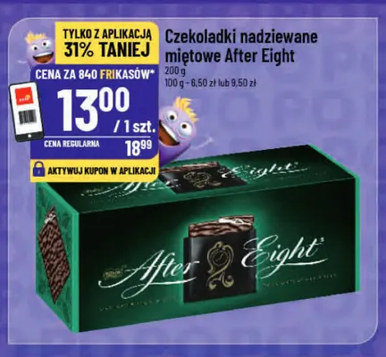 Czekoladki nadziewane miętowe After Eight promocja w POLOmarket