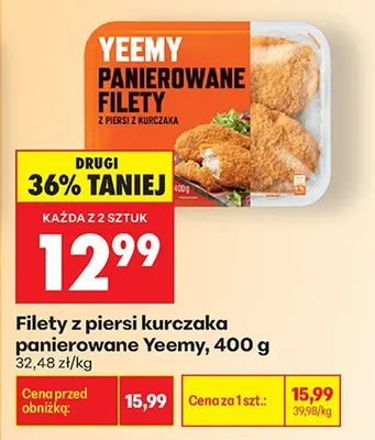 Filety z piersi kurczaka panierowane promocja w Biedronka