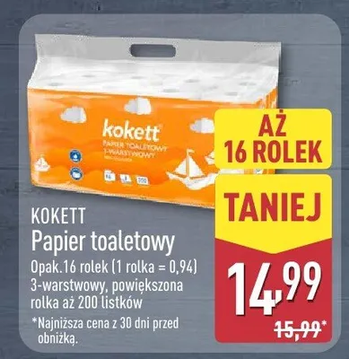 Papier toaletowy Almusso camilla promocja w Aldi