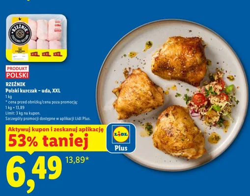 Kurczak polski - uda, XXL promocja w Lidl