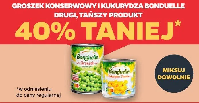 Groszek konserwowy promocja w Netto