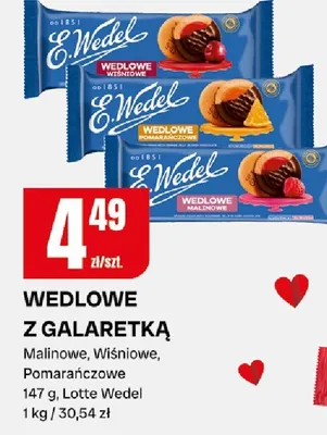 Wedlowe z galaretką malinowe, wiśniowe, pomarańczowe promocja w Chorten