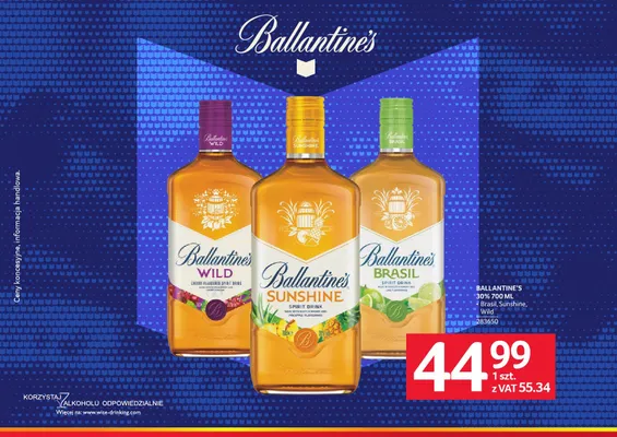 Likier Ballantine's Wild promocja w Selgros
