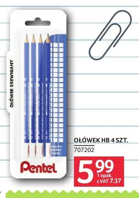 Ołówek HB Pentel promocja w Selgros