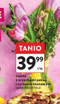 Ciasto z orzechami pekan i syropem klonowym promocja w Intermarche