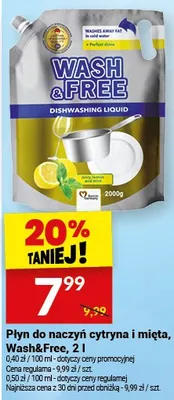 Płyn do naczyń cytryna i mięta promocja w Twój Market