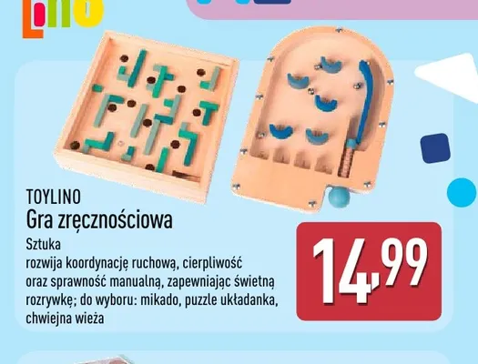 Gra zręcznościowa Toylino mikado promocja w Aldi
