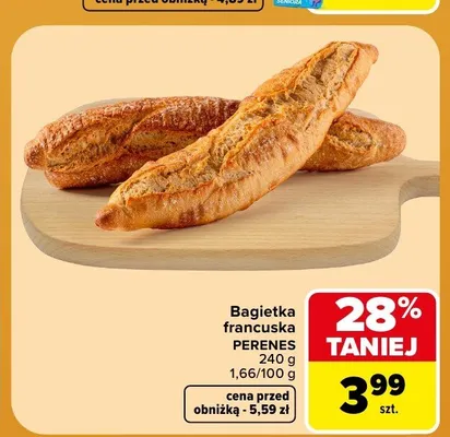 Bagietka francuska Perenes promocja w Carrefour