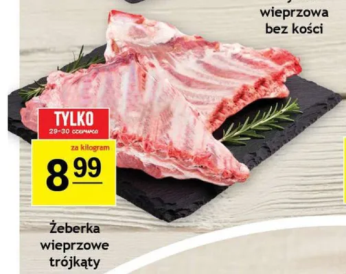 Żeberka wieprzowe trójkąty promocja w Gram Market