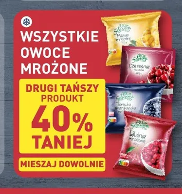 Owoce mrożone promocja w Aldi