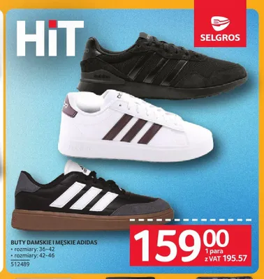Buty damskie Adidas promocja w Selgros