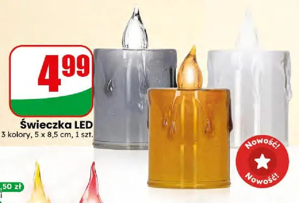 Świeczka LED promocja w Dino