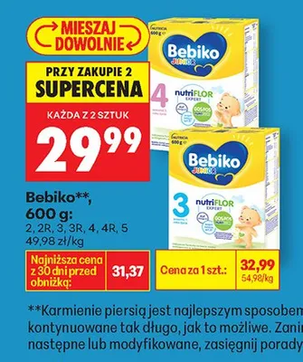 Mleko modyfikowane Nutriflor 4 promocja w Biedronka
