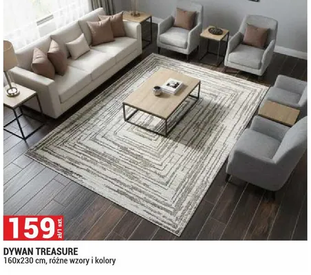 Dywan Treasure 160x230cm promocja w Merkury Market