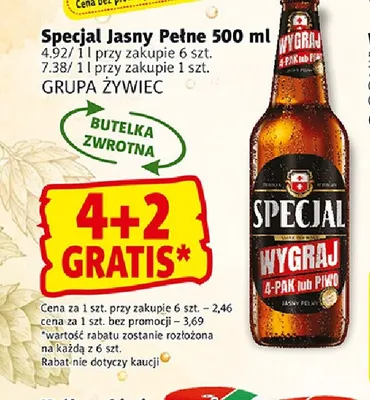 Piwo Specjal Jasny Pełne promocja w Prim Market