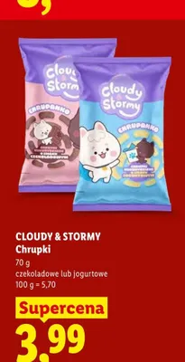 Chrupki Cloudy & Stormy jogurtowe promocja w Lidl