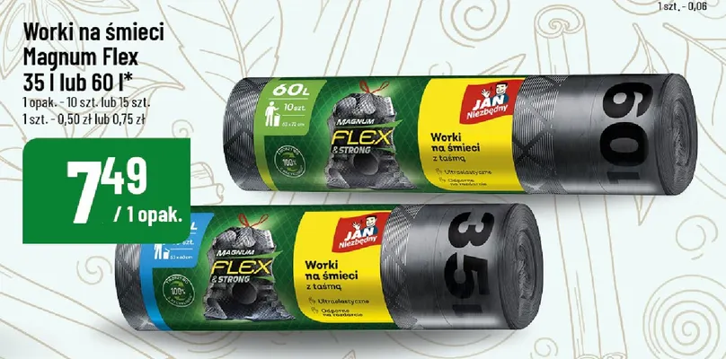 Worki na śmieci Magnum Flex 35 l Jan Niezbędny promocja w POLOmarket