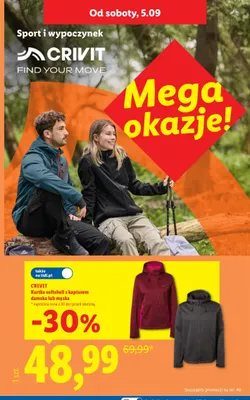 Kurtka softshell z kapturem damska Crivit promocja w Lidl