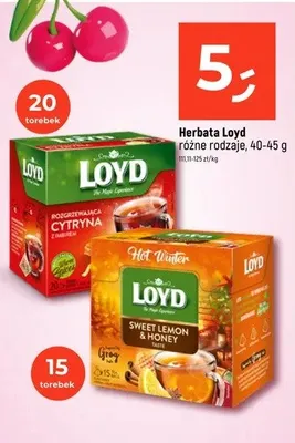 Herbata Loyd różne rodzaje promocja w Dealz