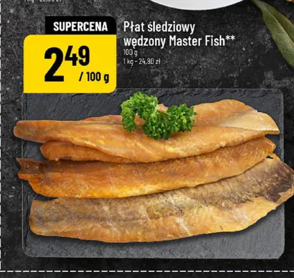 Płat śledziowy wędzony Master Fish promocja w POLOmarket