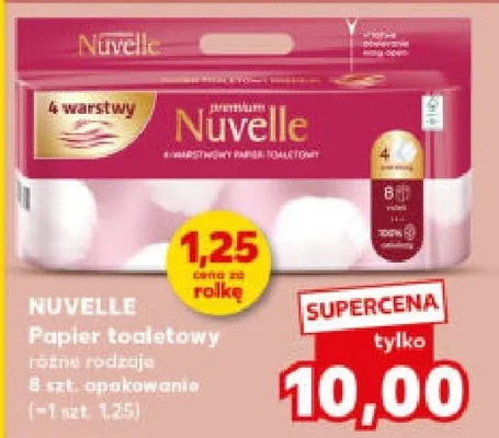 Papier toaletowy, różne rodzaje Nuvelle promocja w Kaufland