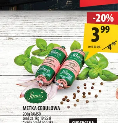 Metka cebulowa Pamso promocja w Arhelan
