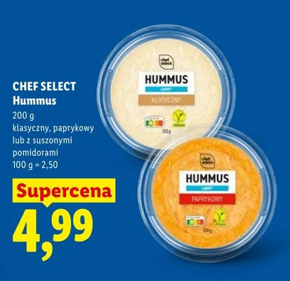 Hummus klasyczny Chef Select promocja w Lidl