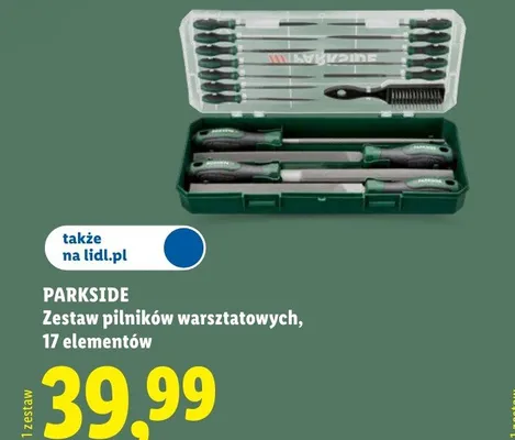 Zestaw pilników warsztatowych Parkside promocja w Lidl