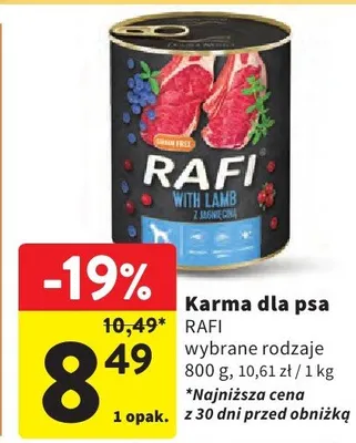 Karma dla psa wybrane rodzaje promocja w Intermarche