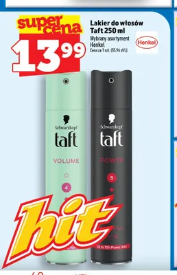 Lakier do włosów Taft promocja w TOPAZ