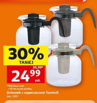Dzbanek z zaparzaczem Termisil promocja w Auchan