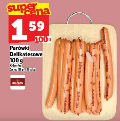 Parówki delikatesowe promocja w TOPAZ