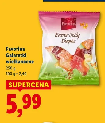 Galaretki wielkanocne promocja w Lidl