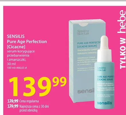 Serum SENSILIS Pure Age Perfection [Cicacne] promocja w Hebe