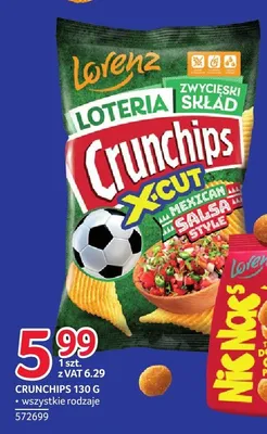 Chipsy Crunchips X-Cut Mexican Salsa Style promocja w Selgros