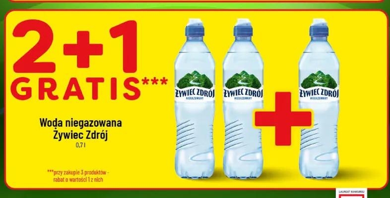 Woda gazowana Aqua zdrój promocja w POLOmarket
