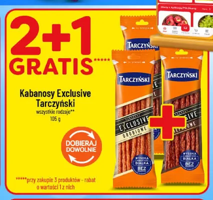 Kabanosy Exclusive drobiowe Tarczyński promocja w POLOmarket