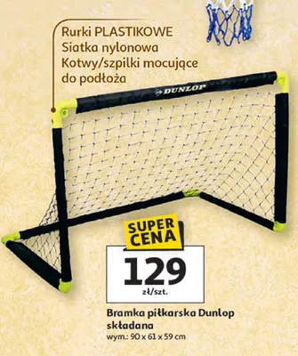 Bramka piłkarska składana promocja w Auchan