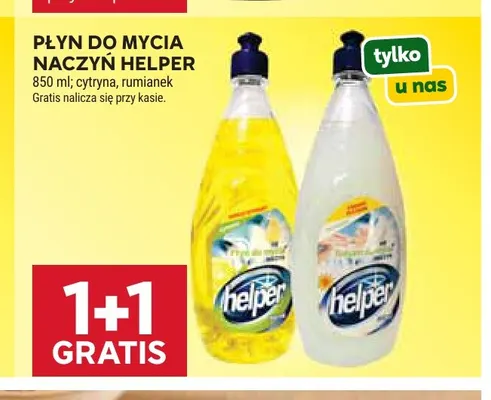 Płyn do mycia naczyń Helper rumianek promocja w Stokrotka