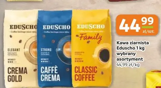 Kawa ziarnista Eduscho Caffe Crema promocja w Gama