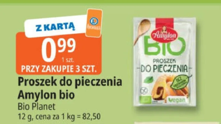 Proszek do pieczenia bio promocja w Leclerc