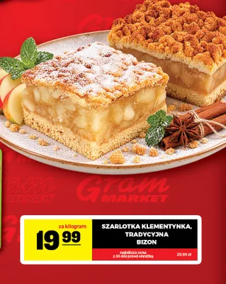Szarlotka Klementynka Bizon promocja w Gram Market
