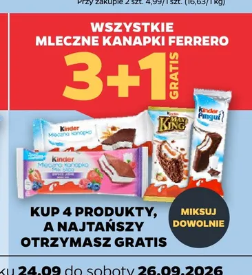 Kinder Pingui promocja w Netto